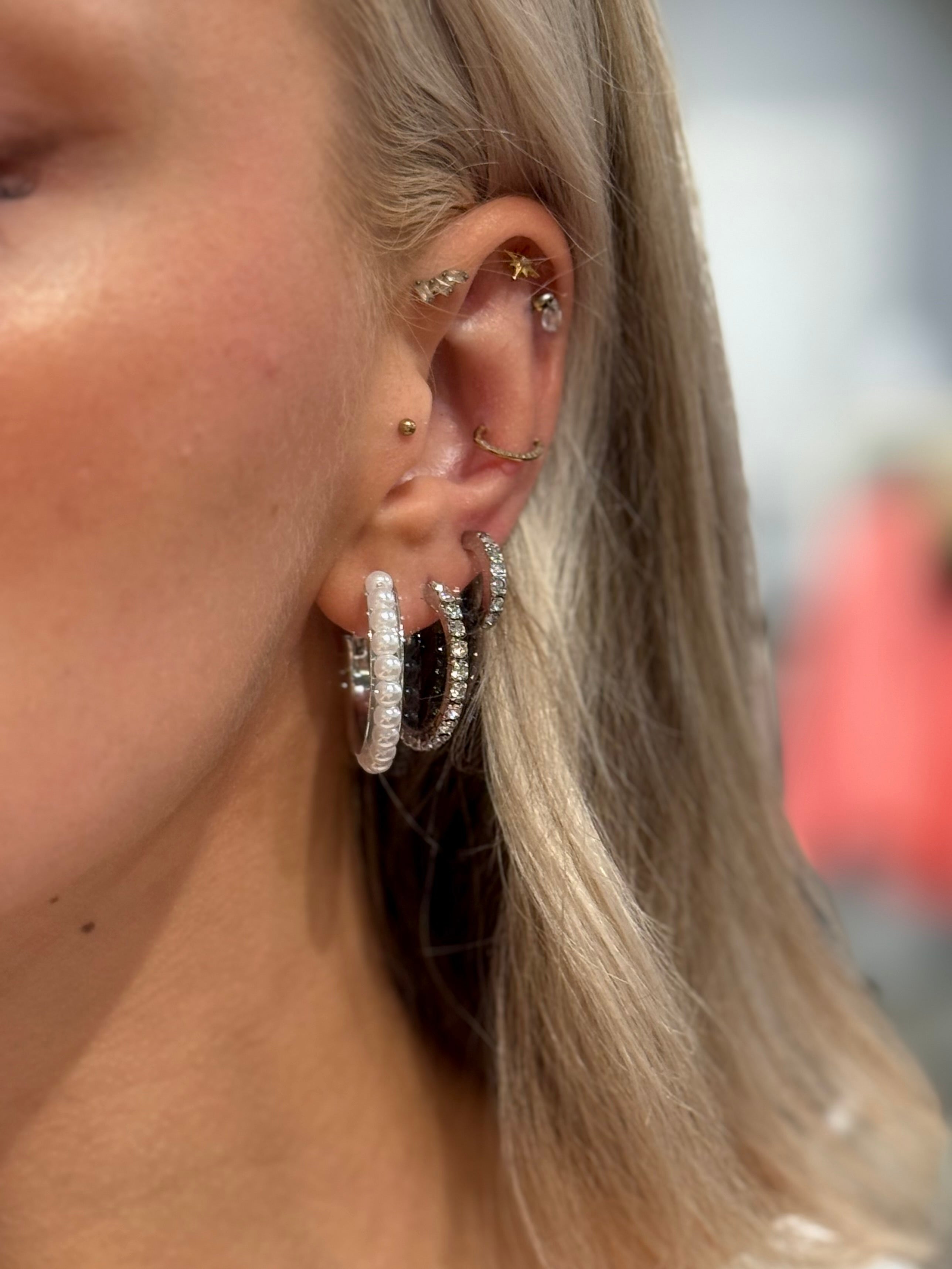 PCJANA Earrings - Silver Colour